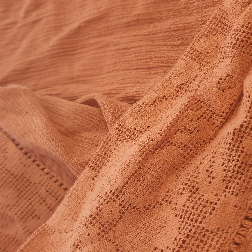 Oneill Rust Orange Blouse - Picture 3 of 3